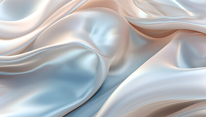 Silky Blue Fabric in Soft Dreamy Mood