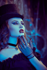 bloodthirsty vampire lady