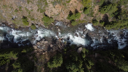 Deschutes River at Tumalo Falls