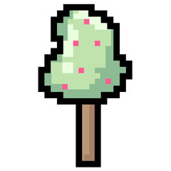 pixel art tree