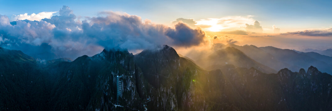 Mangshan Wuzhifeng Scenic Area, Yizhang County, Chenzhou City, Hunan Province, China