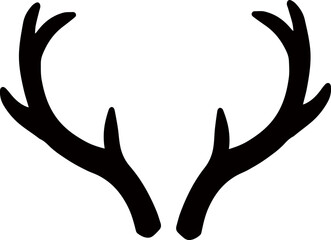 Fototapeta premium antlers silhouette