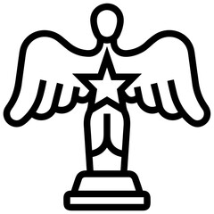Winner success icon symbol vector image . Illustration of reward champion win championship bedge design image 