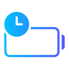 time gradient icon