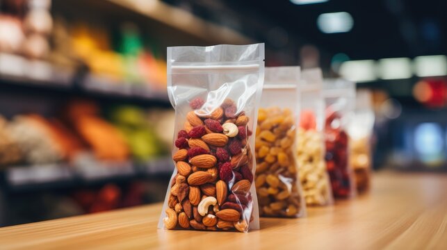 Trail mix in a supermarket
