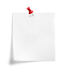 paper message note reminder blank background office business push pin thumbtack clip needle pushpin