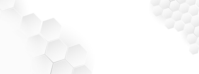 abstract white hexagon background design a white honeycomb grid pattern. . geometric background