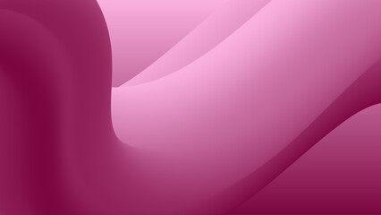 Pink fluid wave modern background. Duotone compositions with gradient flow shape.