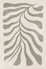 Printable wall art poster print. Hand drawn minimalism design for scandinavian interior.  © aprint22com