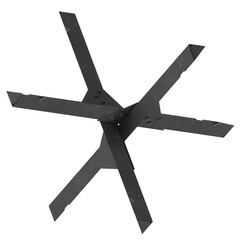 3D rendering illustration of a Czech hedgehog barricade anti-tank obstacle © Francesco Milanese