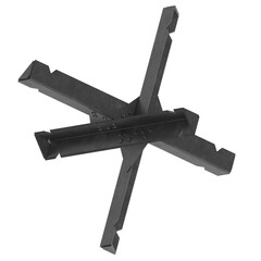 3D rendering illustration of a Czech hedgehog barricade anti-tank obstacle © Francesco Milanese