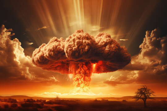 Nuclear Explosion Mushroom Cloud Image