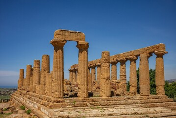 Fototapeta na wymiar Temple Grecque Sicile