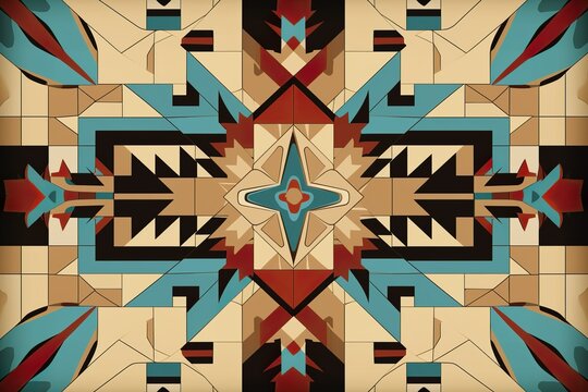 native american decorative pattern