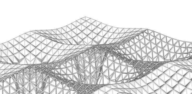 Architectural construction vector illustration