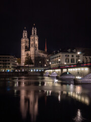 Fototapeta na wymiar Zürich by night
