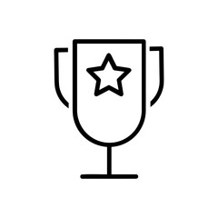 Winner success icon symbol vector image . Illustration of reward champion win championship bedge design image 