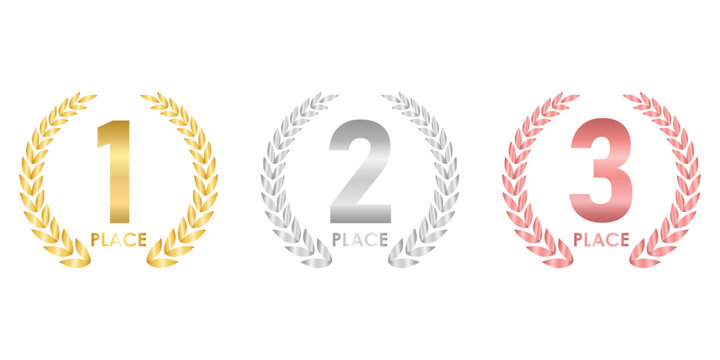 First Second Third Place Images Browse 13 321 Stock Photos Vectors