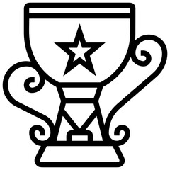 Winner success icon symbol vector image . Illustration of reward champion win championship bedge design image 