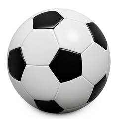 Soccer ball isolated on transparent background. AI Generative
