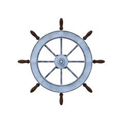 Obraz premium Ship helm wheel