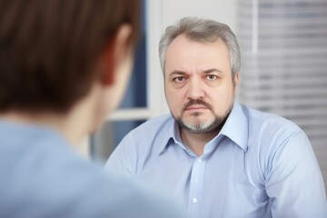 portrait of a man showing his clients their view