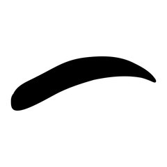 Eyebrow design logo. Vector brow. Minimalism.