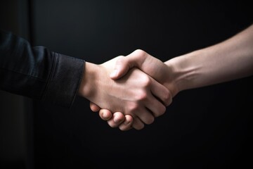 shot of two unrecognisable persons shaking hands