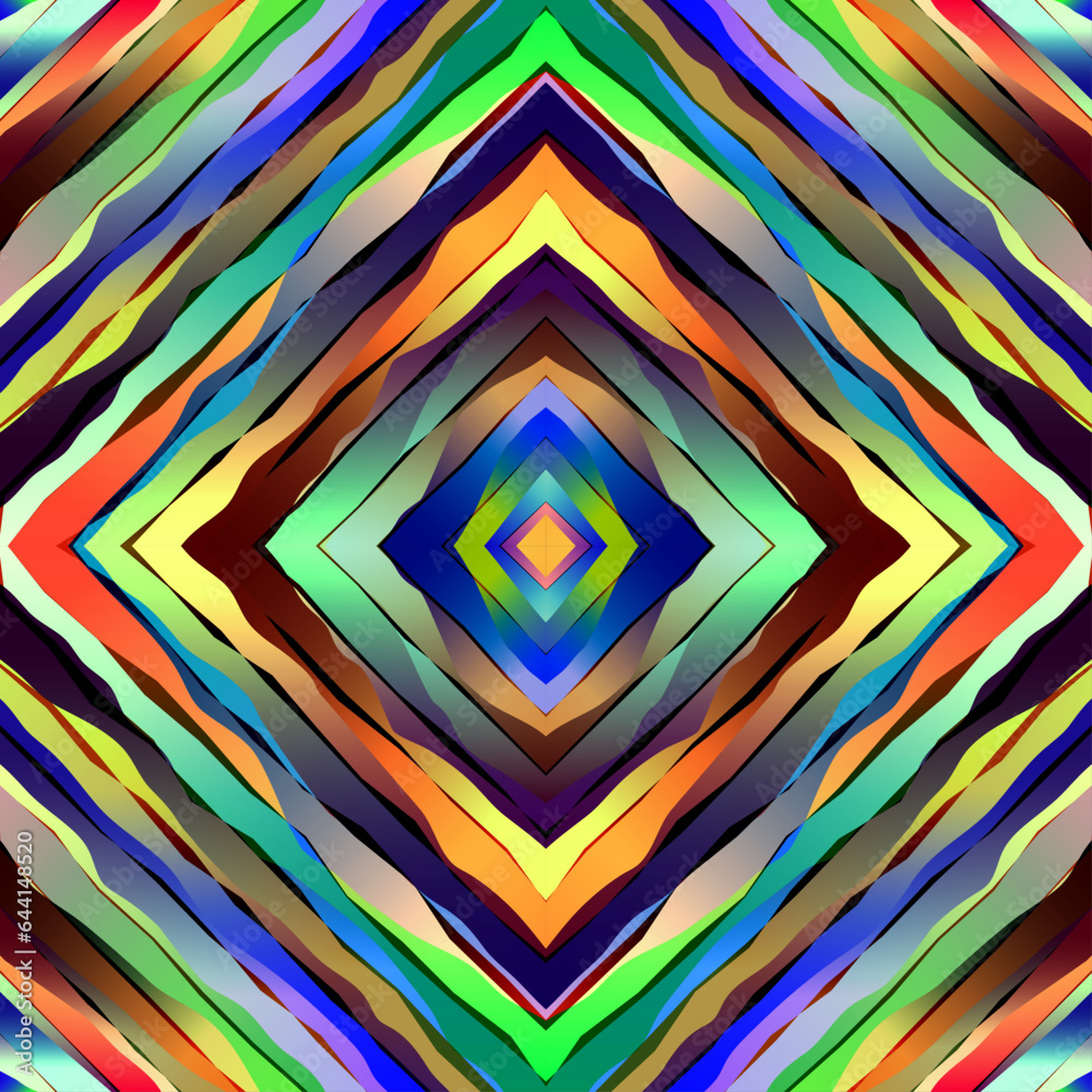 Aufkleber Abstract seamless geometric pattern. Geometric vector image. Symmetric pattern