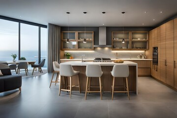 interior of a kitchen