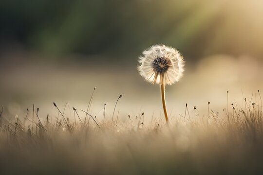 dandelion on the meadow