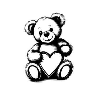 Heart teddy bear png images | PNGWing