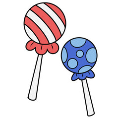 lollipop on stick