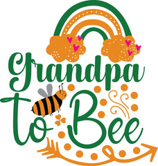 Fototapeta premium Bee svg cut fail
