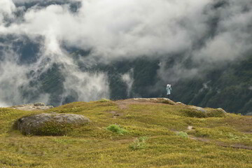 landscape with clouds