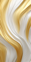 Abstract golden background with waves