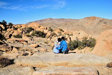 Couple in the desert