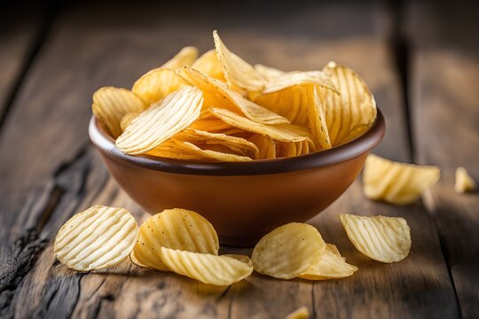 Crispy Potato Chips Bowl