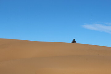 sand dunes in the desert