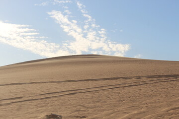 sand dunes in the desert