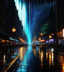 Fototapeta premium Expressive digital art. Impressive artworks, that inspires and stimulates thoughts and emotions.