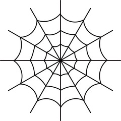 Fototapeta premium a black cobwebs flat vector