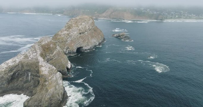 Fog lends enchantment to Oregon's coastal vistas.