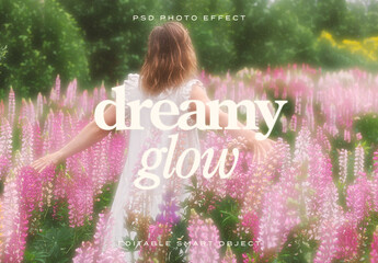 Dreamy Glow Photo Effect 