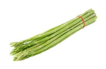 Fresh green asparagus transparent png