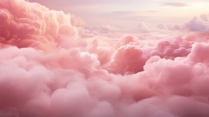 A breathtaking sky filled with vibrant shades of pink clouds