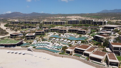 Fototapeta premium photography of resort in santa maria beach cabo san lucas california mexico