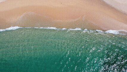 photography with drone of yachts in santa maria beach cabo san lucas california mexico