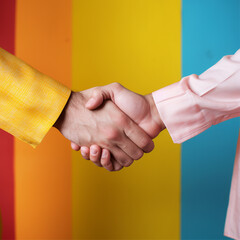 handshake of two businessmen