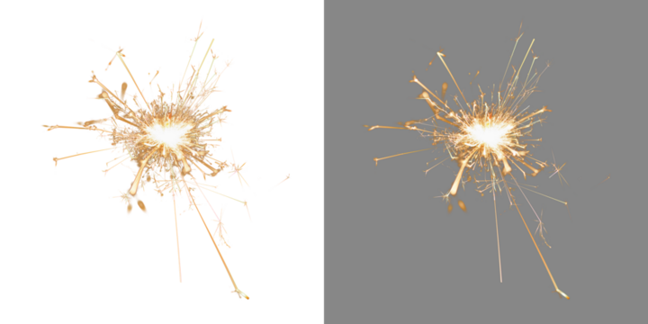 Sparkler light png. Burning sparkler fire with sparks flying around. Isolate on a transparent background. Fireworks.  bengal fire 